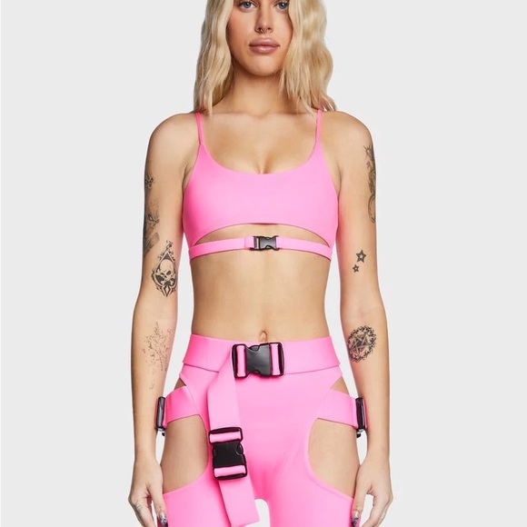 Buckle cami top - pink - Picture 2 of 4